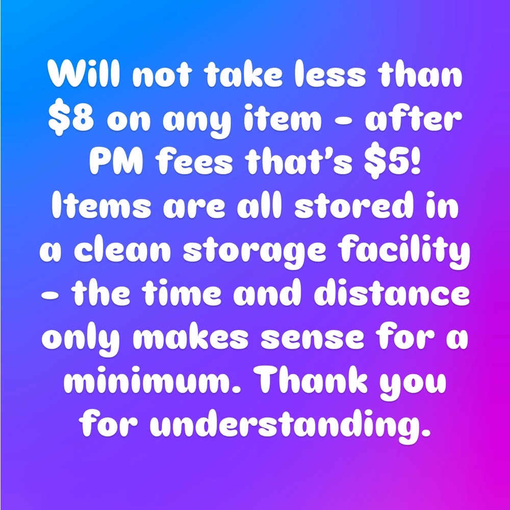 Minimum Price Notice